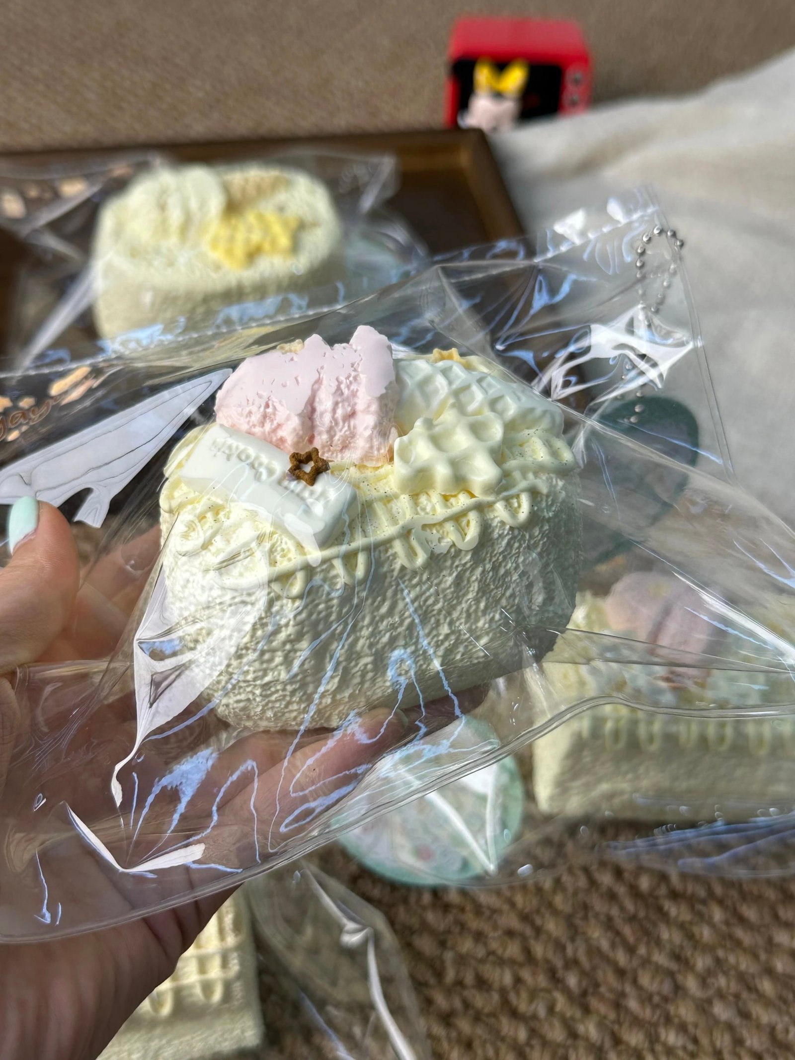 346050 Yayun Squishy Island Waffle Senbei (Dry Clay Texture Series) / 雅云萌捏岛 华夫饼仙贝(干噎泥触感系列)