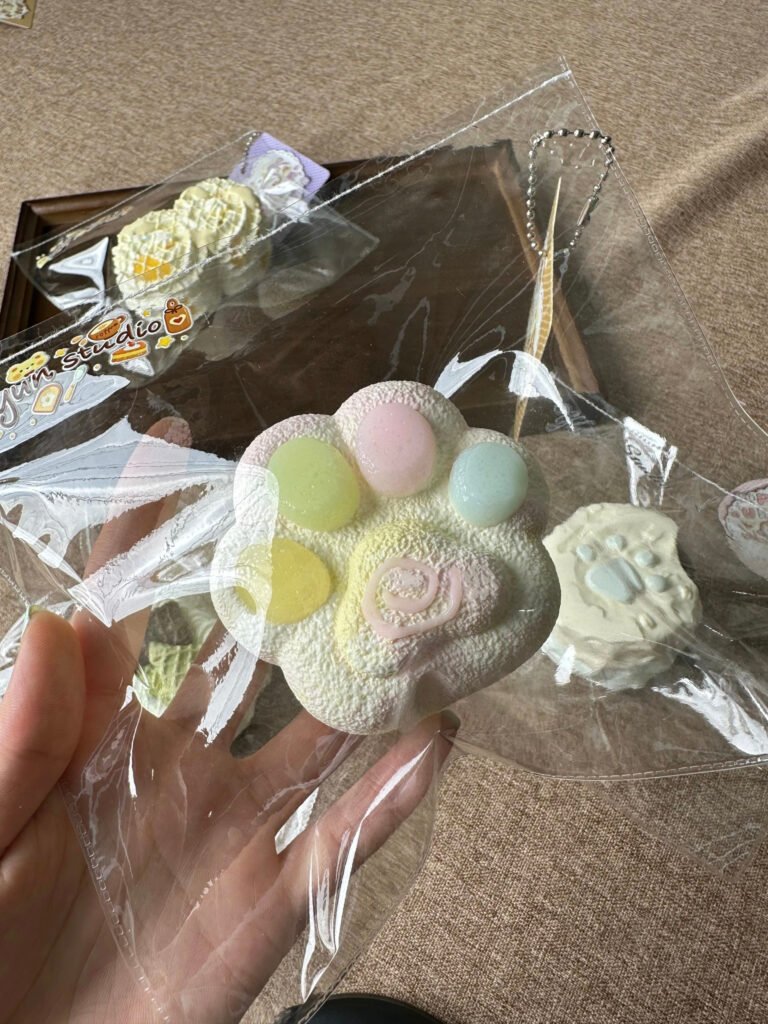 346074 Yayun Squishy Island A1 Candy Cat Paw (Dry Milk Clay Texture Series) / 雅云萌捏岛 A1 糖果猫爪(干乳泥触感系列)