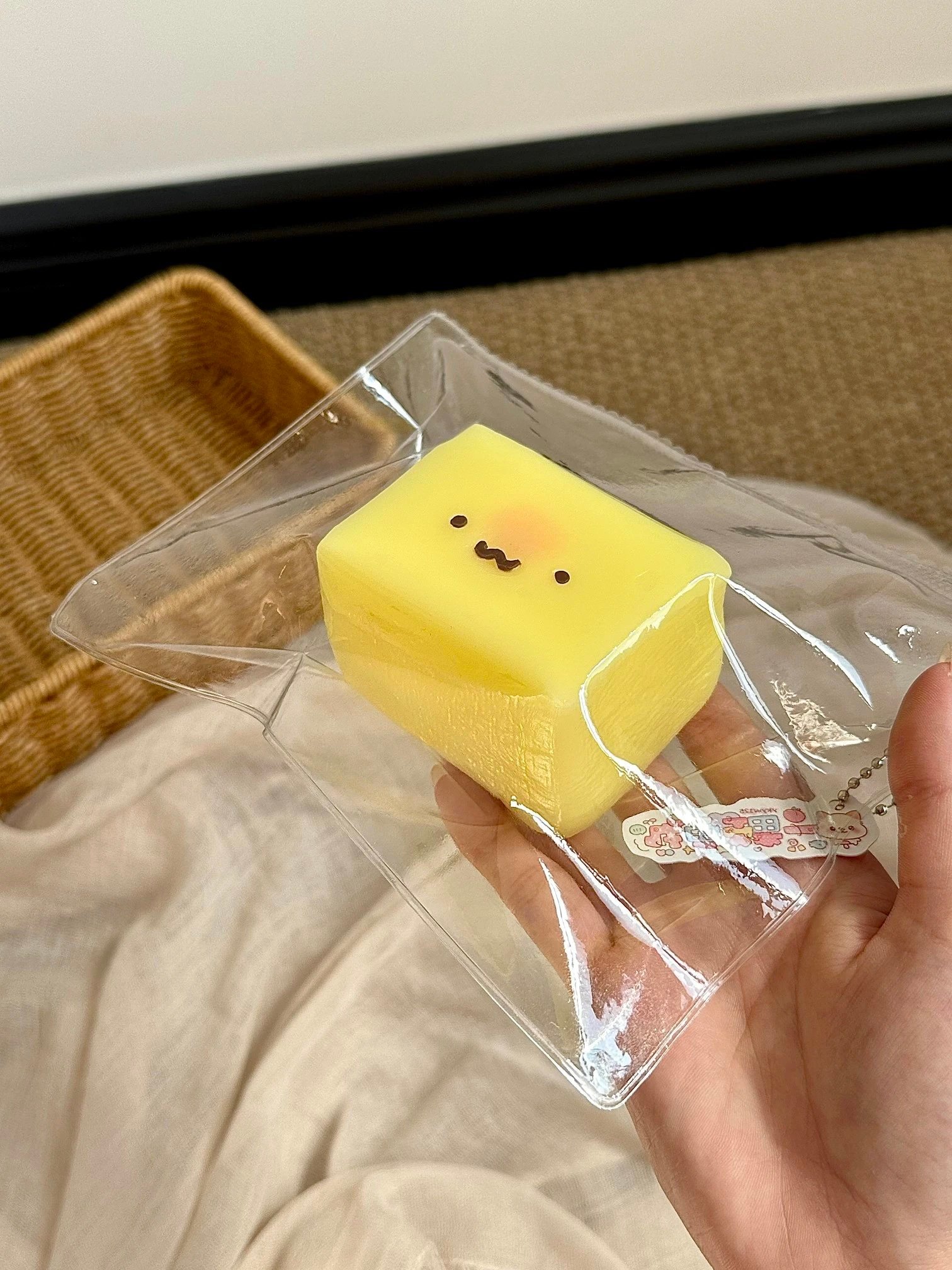 212082 Yike Fishball Squishy Butter Block (Moldable Clay Texture Series) / 一颗鱼丸的捏捏 黄油块(可塑泥触感系列)