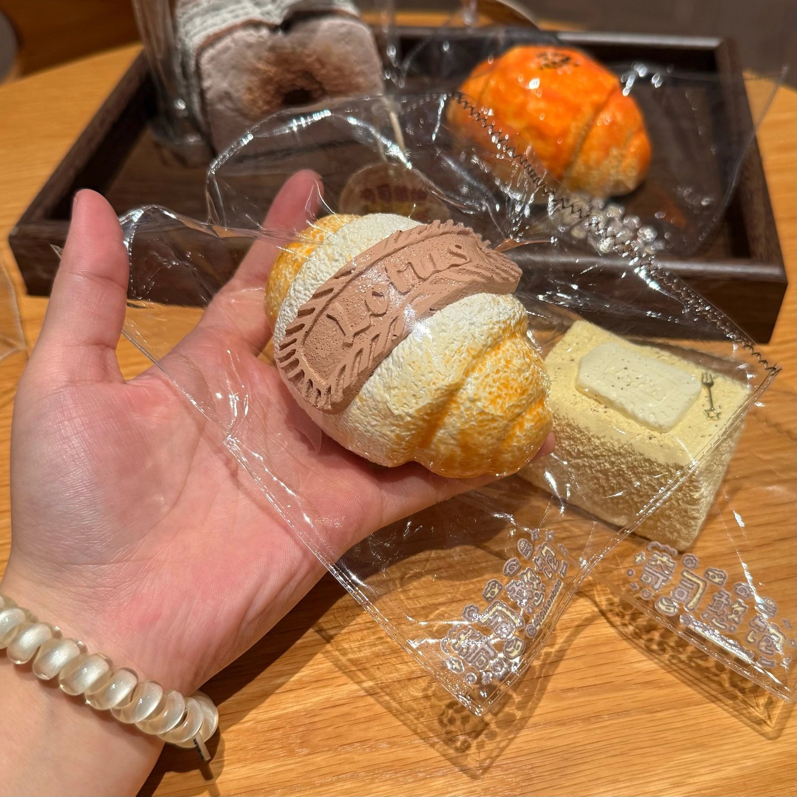 153025 Yitou Yutou Caramel Cookie Croissant (Rice Cake Clay Texture Series) / 一坨芋头 焦糖饼干可颂包(年糕泥触感系列)