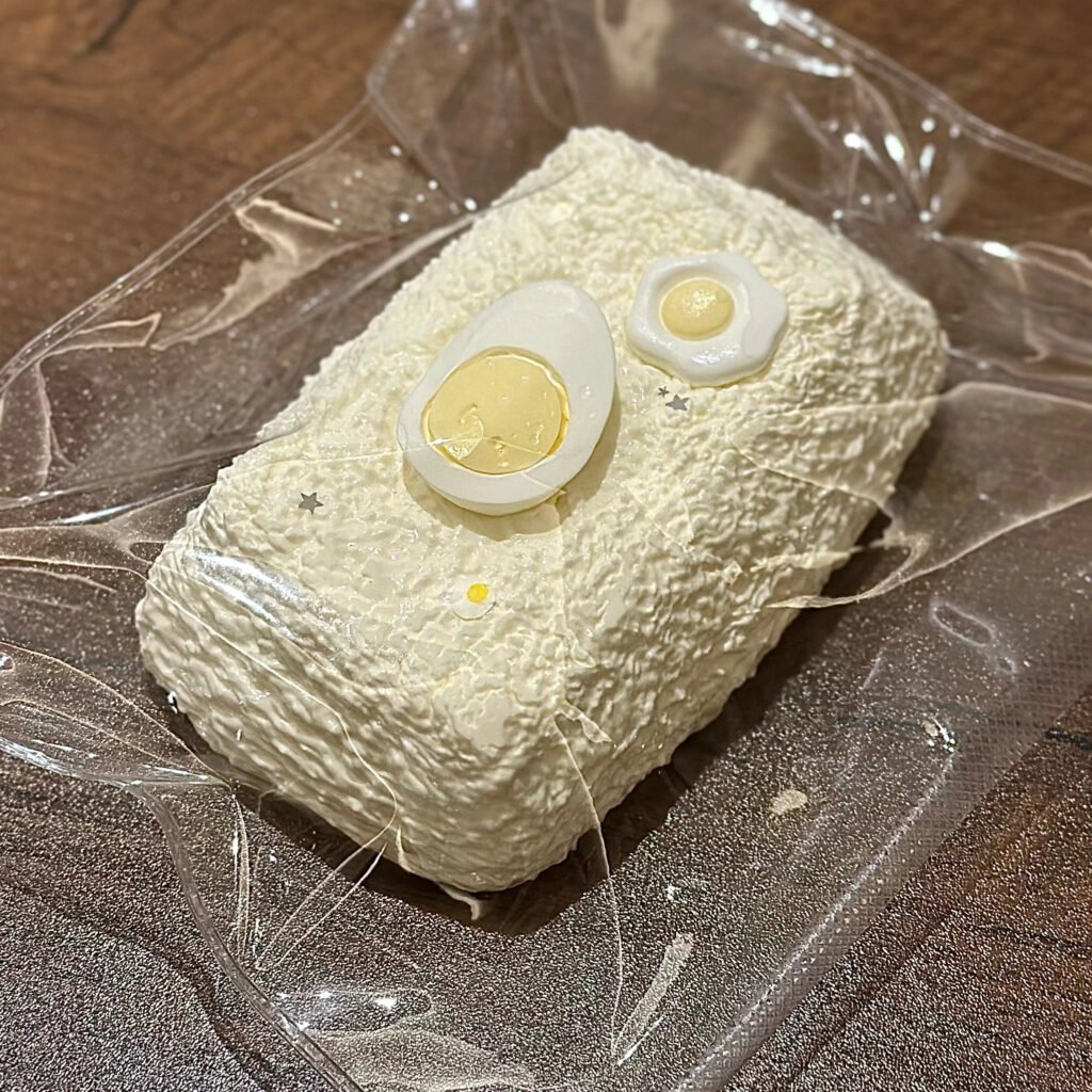 365010 Yuu Convenience Store Boiled Egg Mini Cake (Wet Soft Cream Clay Texture Series) / Yuu便利店 水煮小蛋糕（湿软奶油泥触感系列）