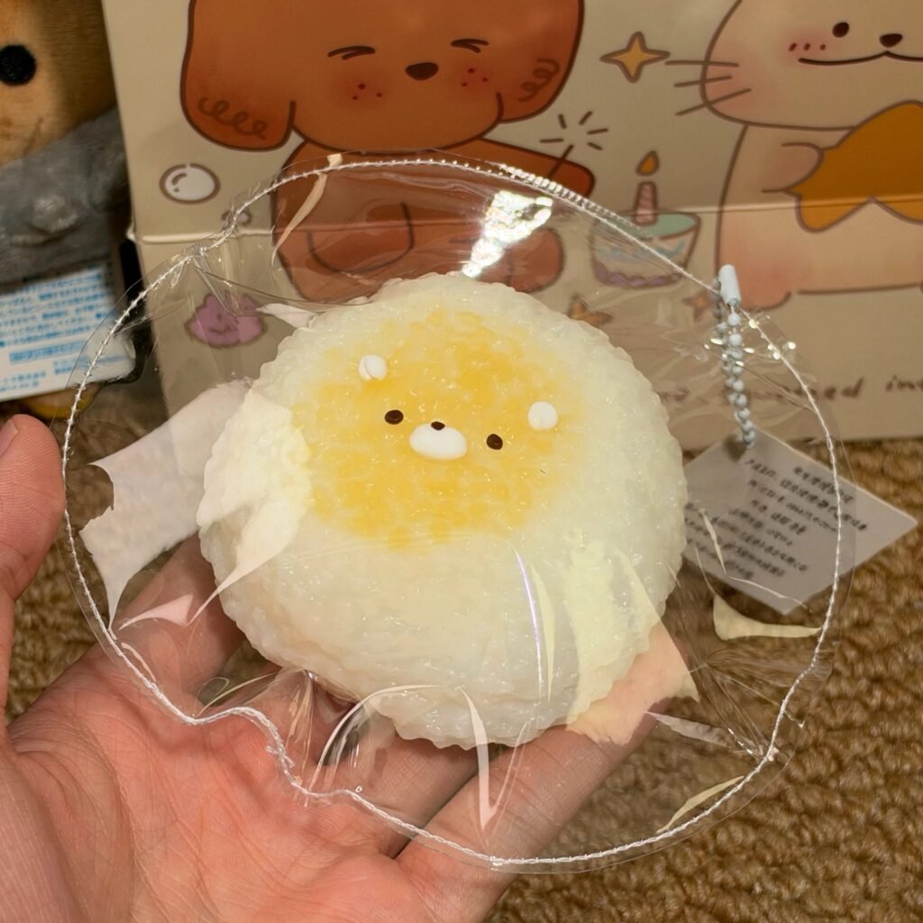 522012 Along Studio Bear Mochi Round Rice Ball (Light Cream Texture Series) / 阿龙捏捏STUDIO 熊糯米圆饭团（轻奶油触感系列）