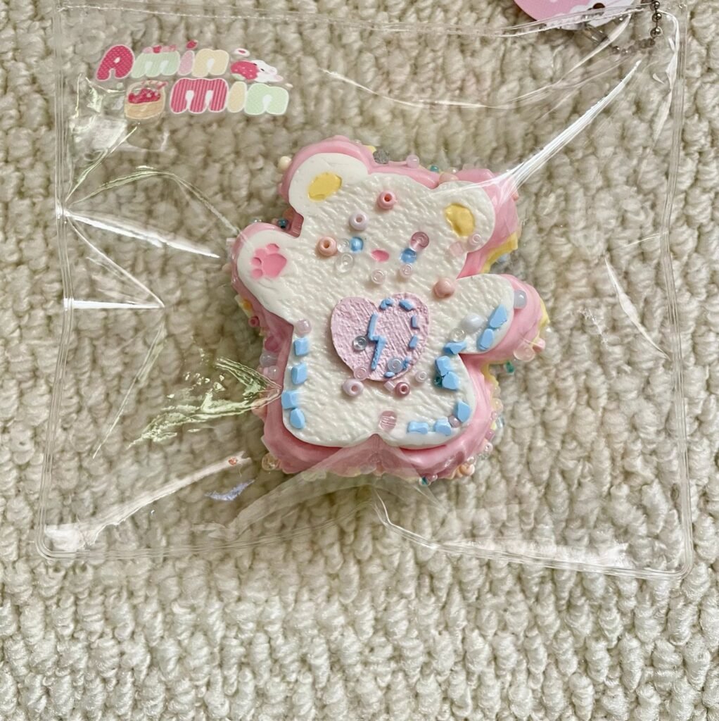 472004 Aminmin Bear Biscuit (Silicone Texture Series) / 阿敏敏捏 小熊饼干（硅胶触感系列）