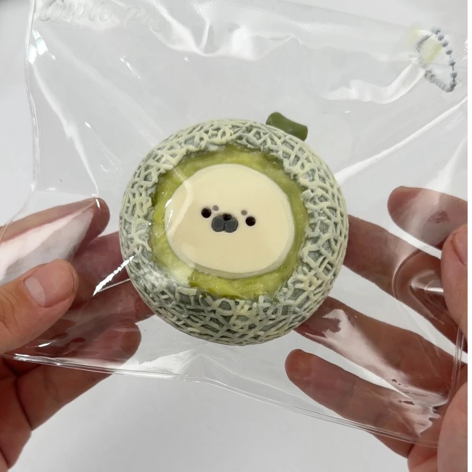 479019 Apple Pie Squishy Cantaloupe Seal / 苹果派捏捏 哈密瓜海豹