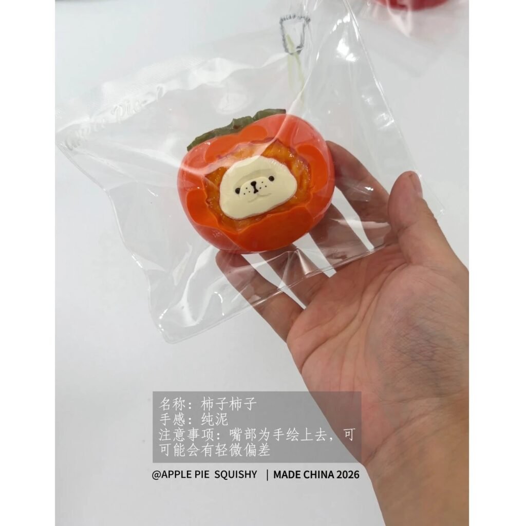479023 Apple Pie Squishy Persimmon Lion / 苹果派捏捏 柿子狮子