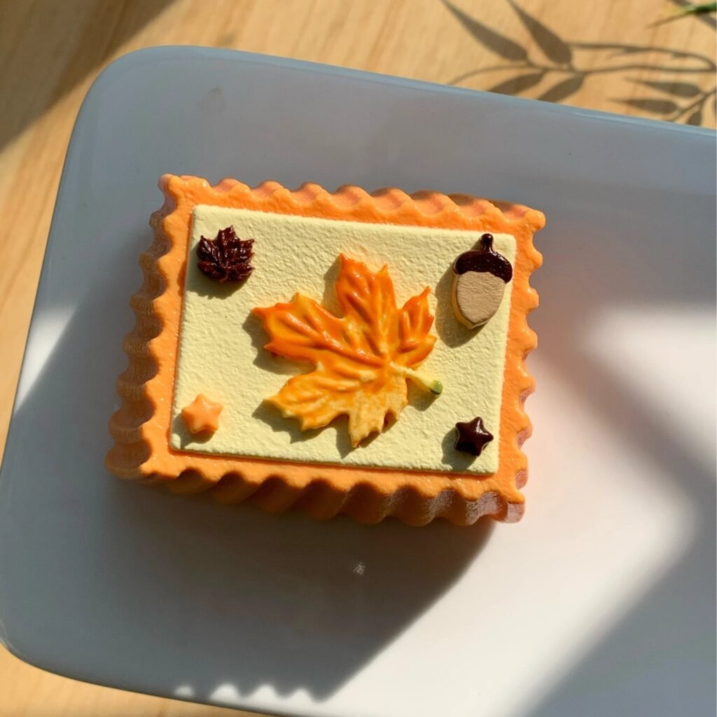 187034 Balloon No Dog Autumn Letter - Tangerine (Cream Clay Texture Series) / 气球没有狗 秋日来信·甜橙（奶油泥触感系列）
