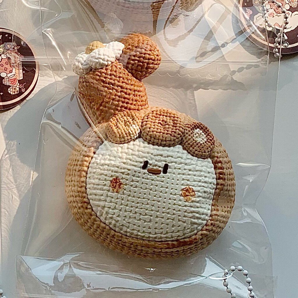 187043 Balloon No Dog Knitted Cactus - Fair Face (Cream Clay Texture Series) / 气球没有狗 白净脸-仙人球（奶油泥触感系列）