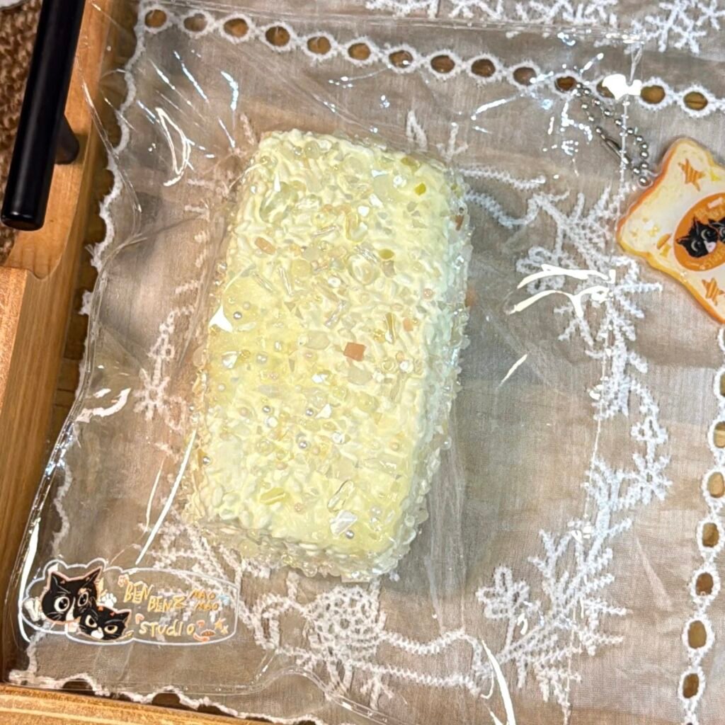 485007 Benben and Maomao Amber Long Rice Ball (Soft Rice Cake Texture Series) / 笨笨&毛毛 琥珀长饭团(软年糕触感系列)