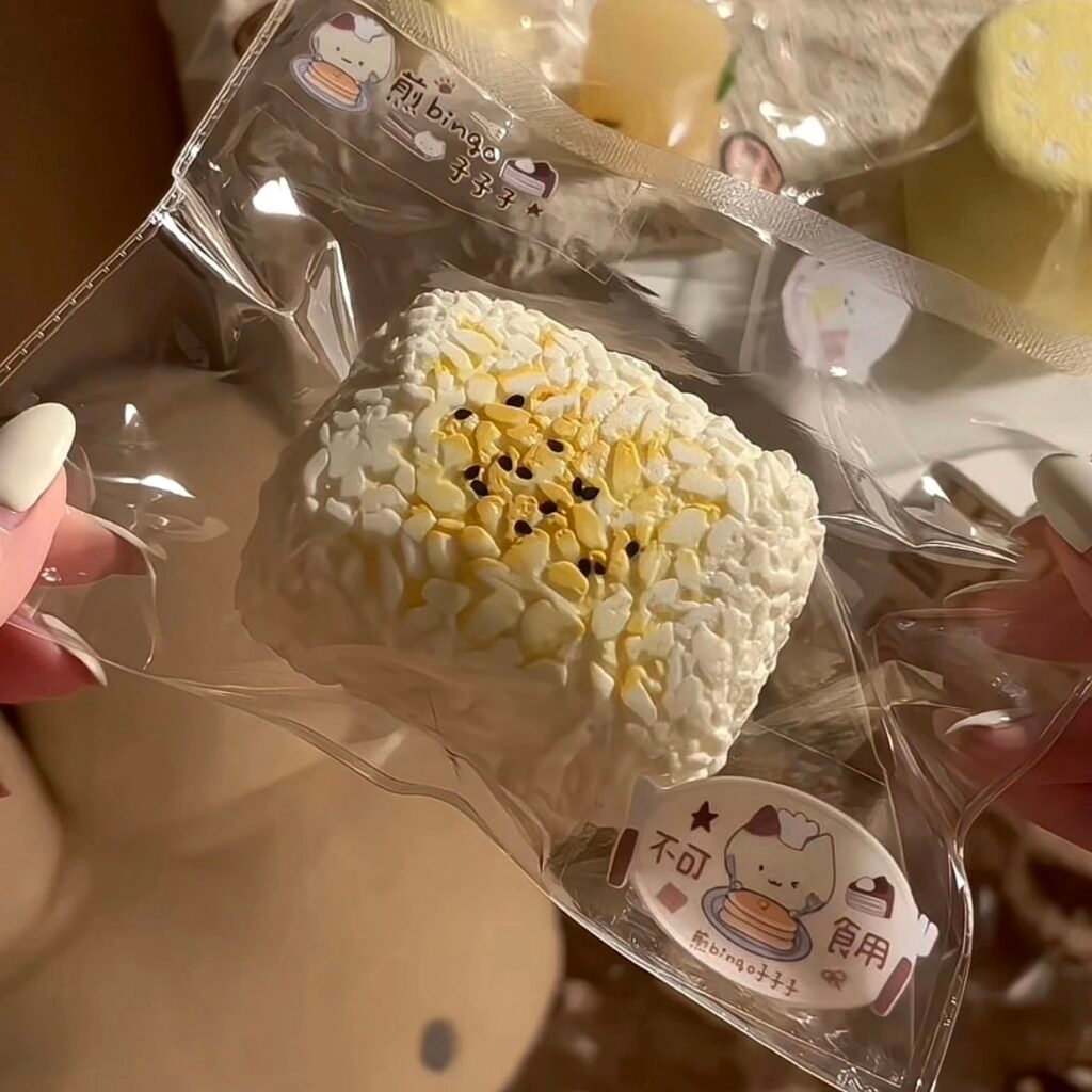 236032 Jian Bingo Zizizi Squishy Toasted Rice (Dry Mochi Clay Texture Series) / 煎bingo子子子 香烤大米饭(干麻薯泥触感系列)