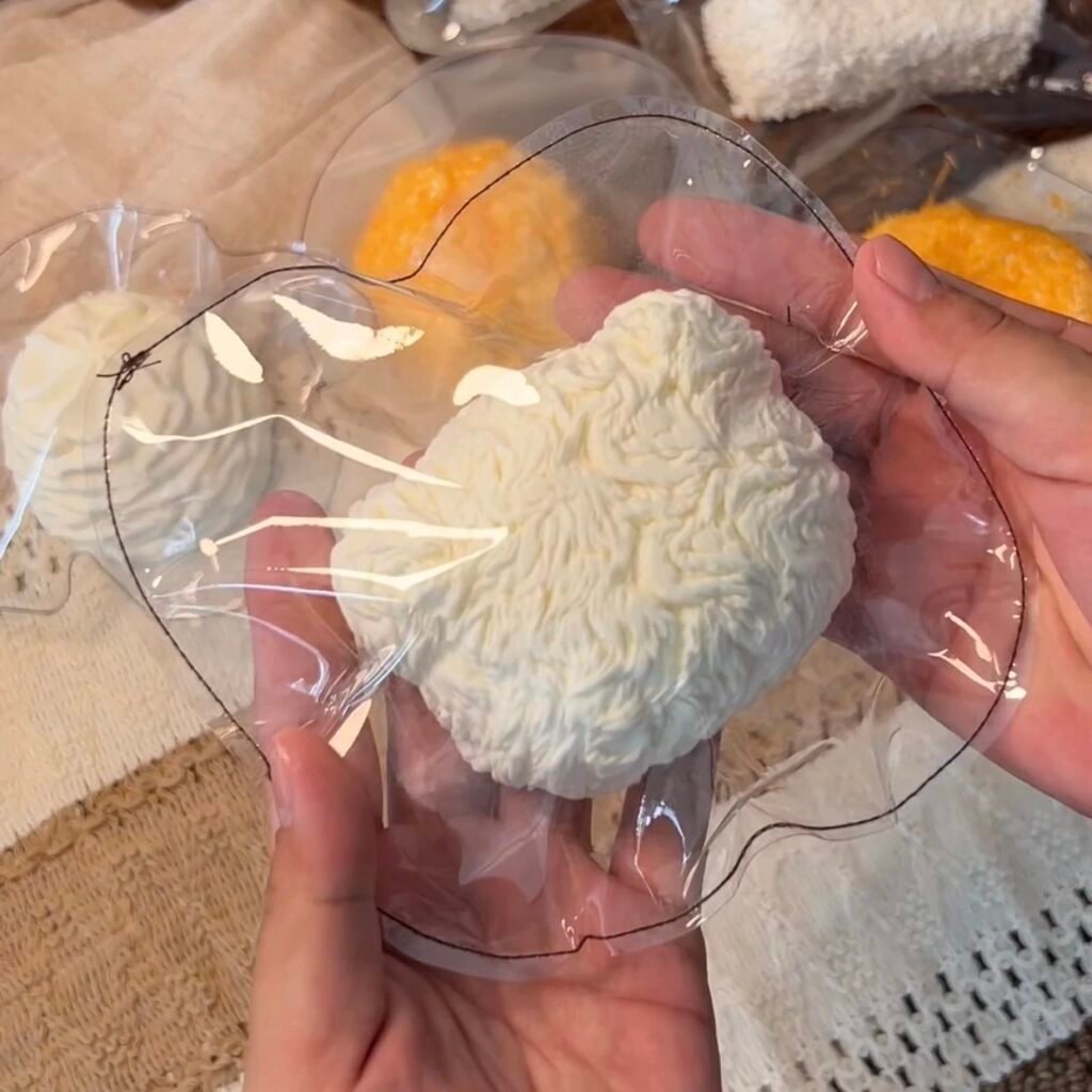 451004 Baking Soda Squishy Cream Bear Head / 小苏打捏 奶油小熊头
