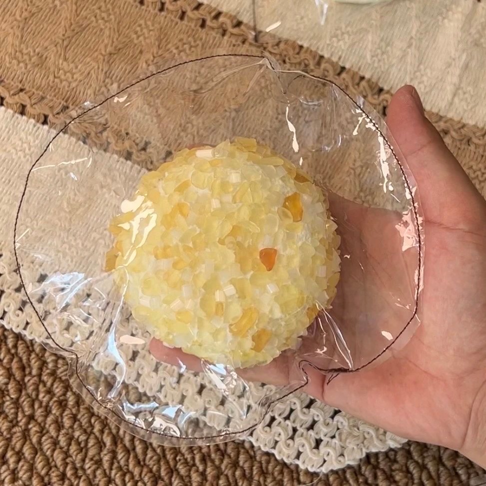 451012 Baking Soda Squishy Osmanthus Double-Layer Mini Round / 小苏打捏 桂花双层小圆
