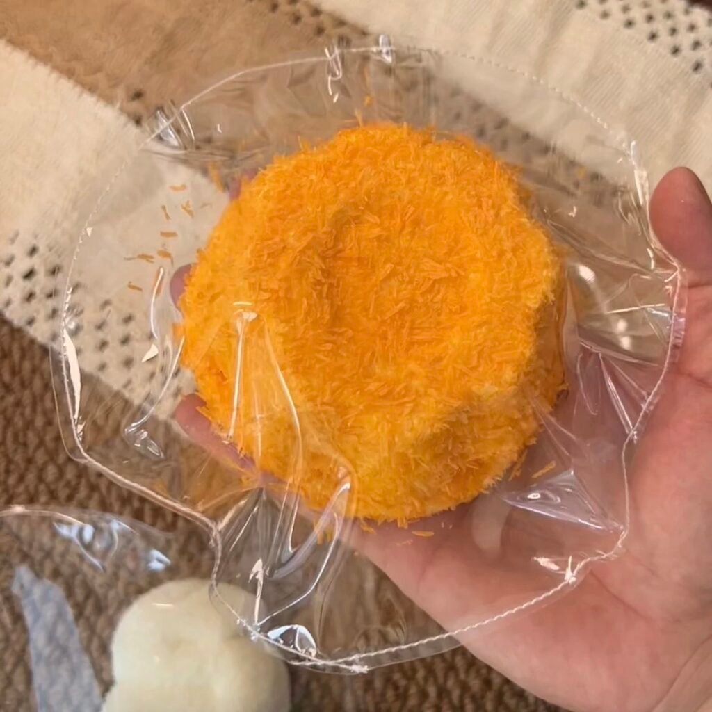 451014 Baking Soda Squishy Fried Flower Pudding / 小苏打捏 油炸花花布丁