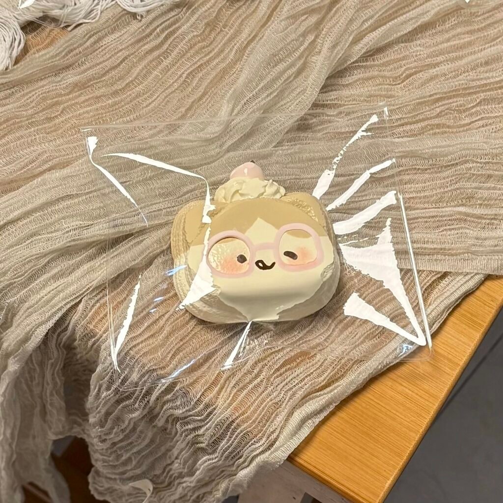 270019 Burning Ice Cream Cream Kitten (Cream Clay Texture Series) / 着火的冰淇淋 奶油小猫（面霜泥触感系列）