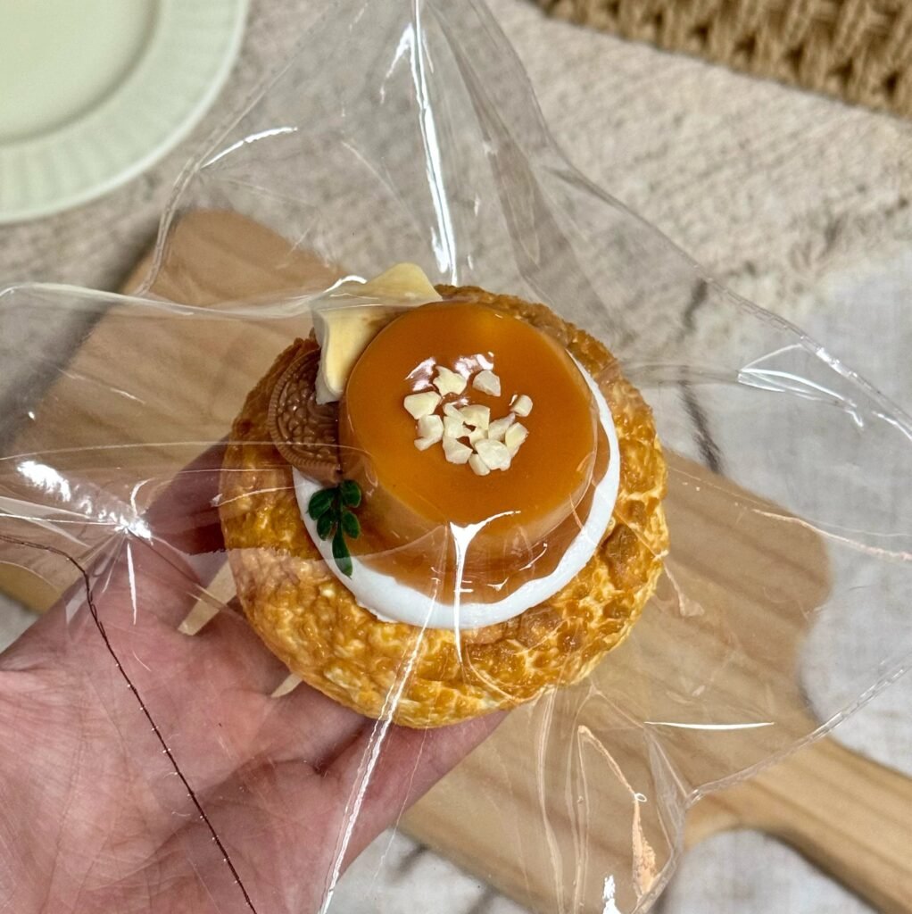 532001 Candy Cute Caramel Pudding Cream Puff (Rice Cake Clay 2.0 Texture Series) / 小饭团candy cute 焦糖布丁泡芙（年糕泥2.0触感系列）