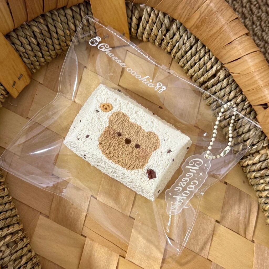 251011 Cheese Cookie Bear Short Toast (Cream Clay Texture Series) / 芝士小饼干 熊熊短吐司（奶油泥触感系列）