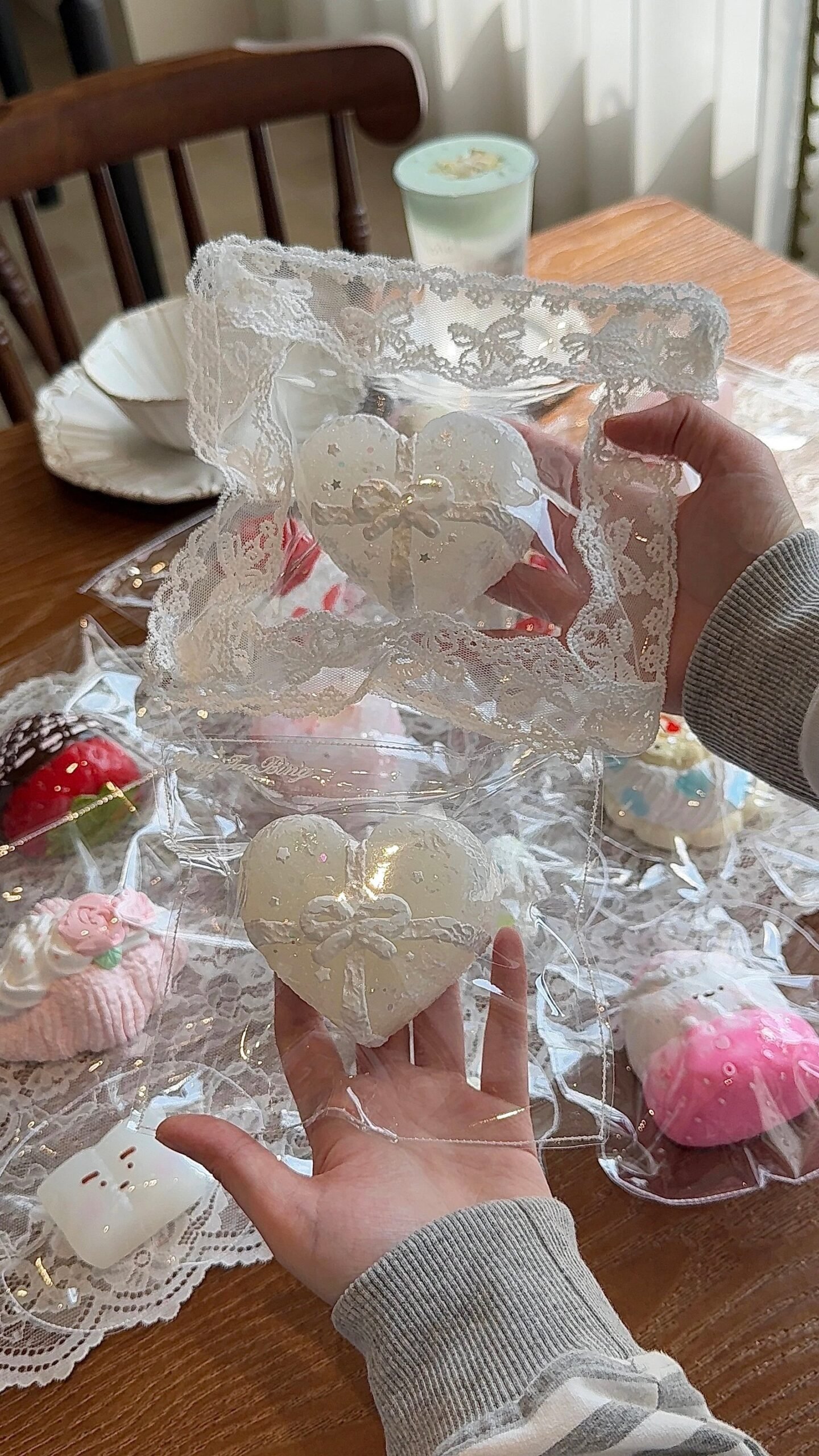 515011 Cherry Ice Heart Gift Box - Plain Stitch (Soft Butter Texture Series) / 樱桃冰 爱心礼物盒(普通缝线)(软黄油触感系列)