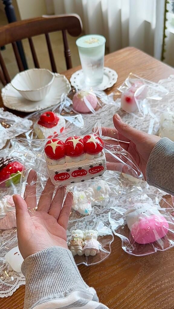 515014 Cherry Ice Tomato Towel Roll Cake (Soft Butter Texture Series) / 樱桃冰 番茄毛巾卷蛋糕（软黄油触感系列）