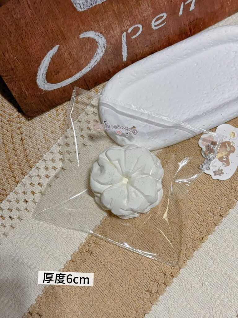 74055 Cherry Maruko Squishy Hair Scrunchie (Oven-Baked Cotton Clay Texture Series) / 樱桃子丸子的捏捏 发圈(烤箱版棉花泥触感系列)