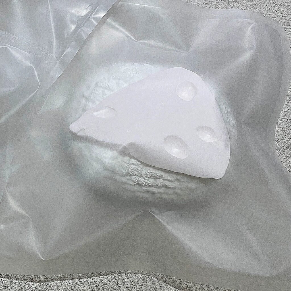 182079 Cotton Candy Nian Cheese Senbei - Pink (Light Cream Texture Series) / 棉花糖捏 奶酪仙贝·粉（轻奶油触感系列）