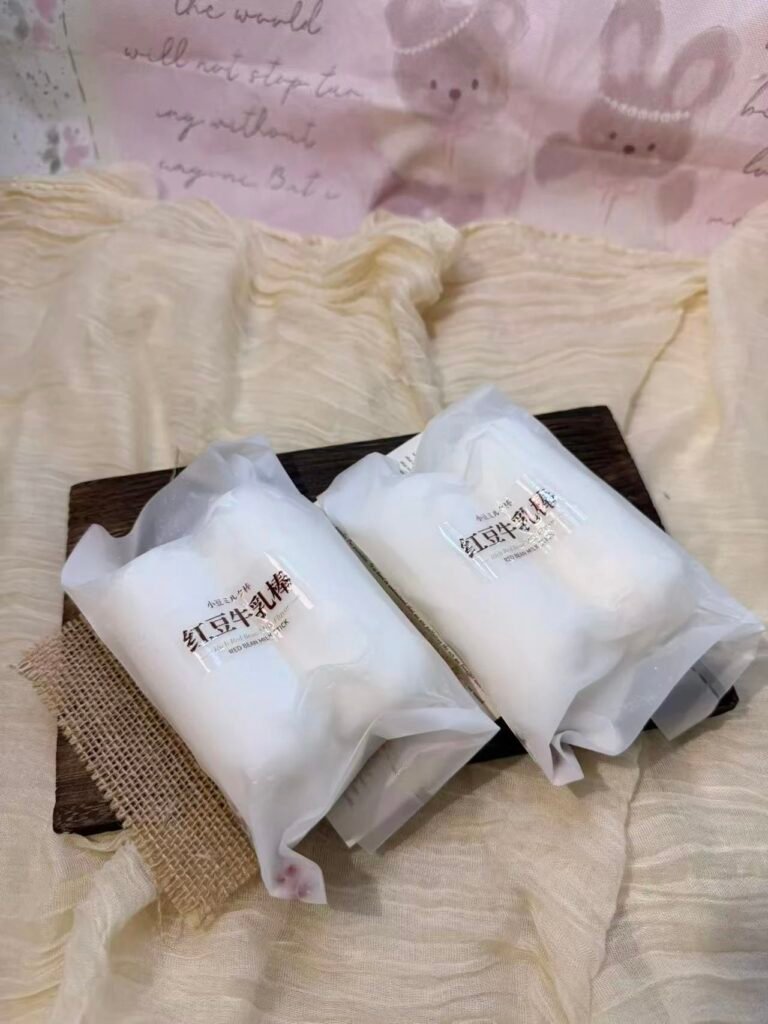 521003 Cuishubing Squishy Red Bean Milk Bar (Thin Cream Texture Series) / 脆薯饼的捏捏 红豆牛乳棒（稀奶油触感系列）