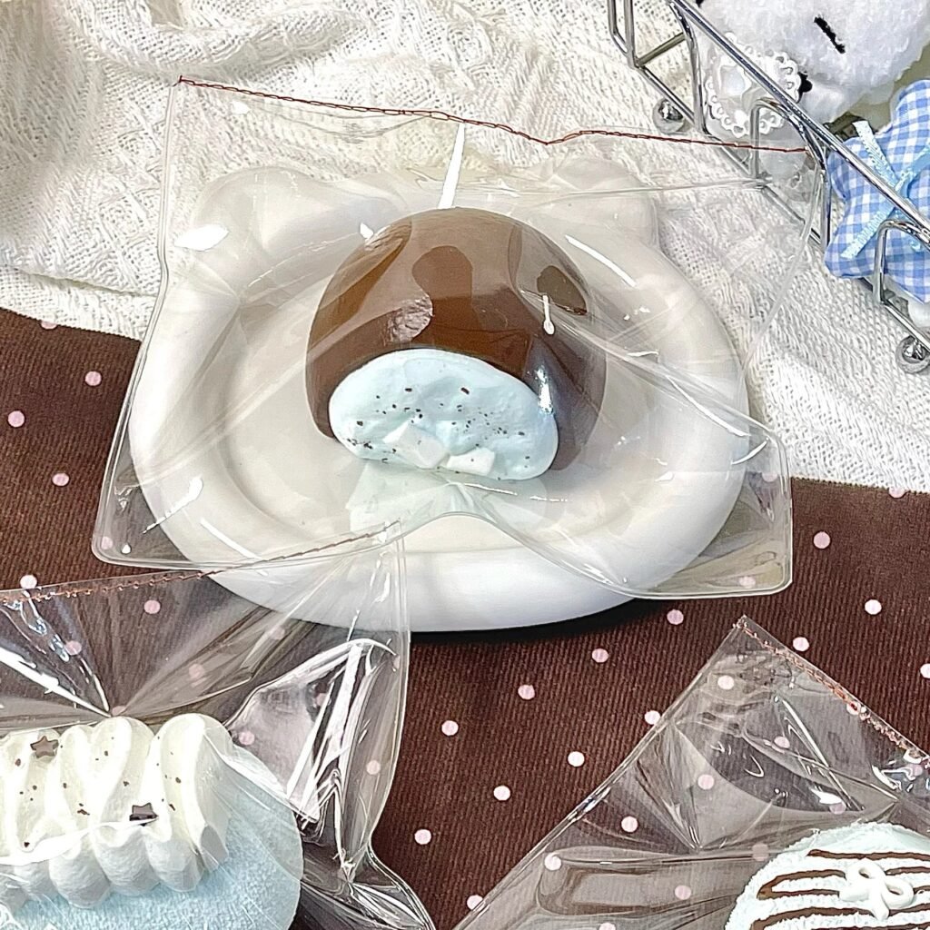 511017 Chun Zhai Xiao Pa Mint Chocolate Mochi (Cotton Cream Texture Series) / 椿宅小帕捏 薄巧糯米糍（绵奶油触感系列）