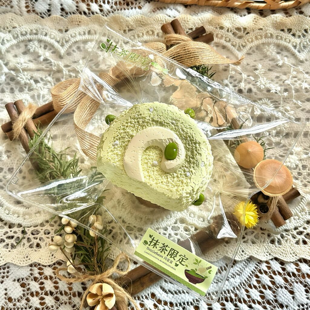 163023 Dazzlebean Matcha Mung Bean Swiss Roll (Dry Yogurt 1.0 Texture Series) / 闪豆豆 抹茶绿豆瑞士卷（干噎酸奶1.0触感系列）