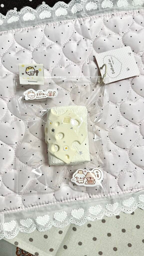 481006 Daibaofan Double-Layer Cheese Marshmallow (Oven-Baked Milk Clay Texture Series) / 呆包饭 双层芝士棉花糖(烤箱版牛乳泥触感系列)