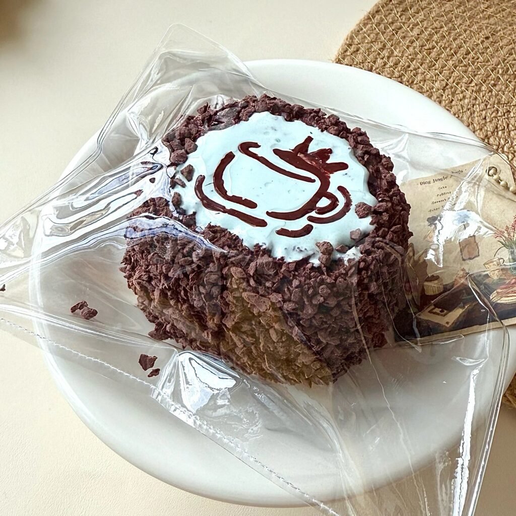 455000 Ding Jingle Bells Coffee Mint Chocolate Black Forest Cake (Fluffy Glutinous Texture Series) / 叮叮当 咖啡薄巧黑森林(蓬松糯触感系列)