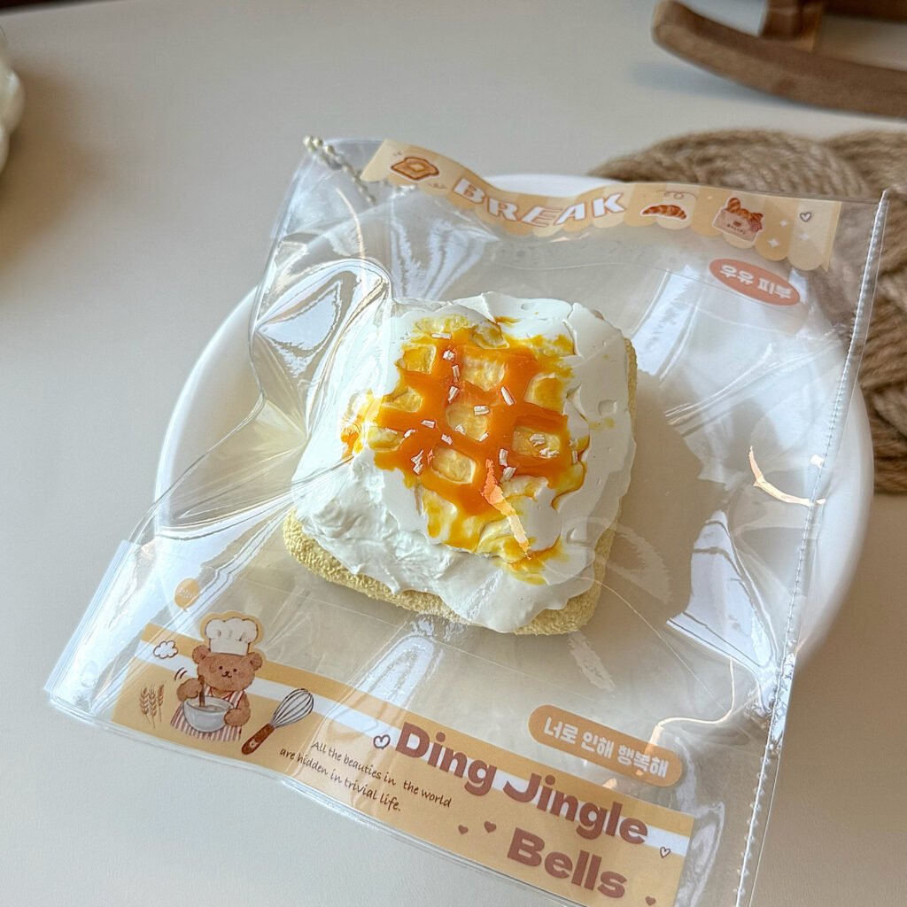 455011 Ding Jingle Bells Waffle Cream Tower (Rich Cream Clay Texture Series) / 叮叮当 华夫奶油塔(醇奶油触感系列)