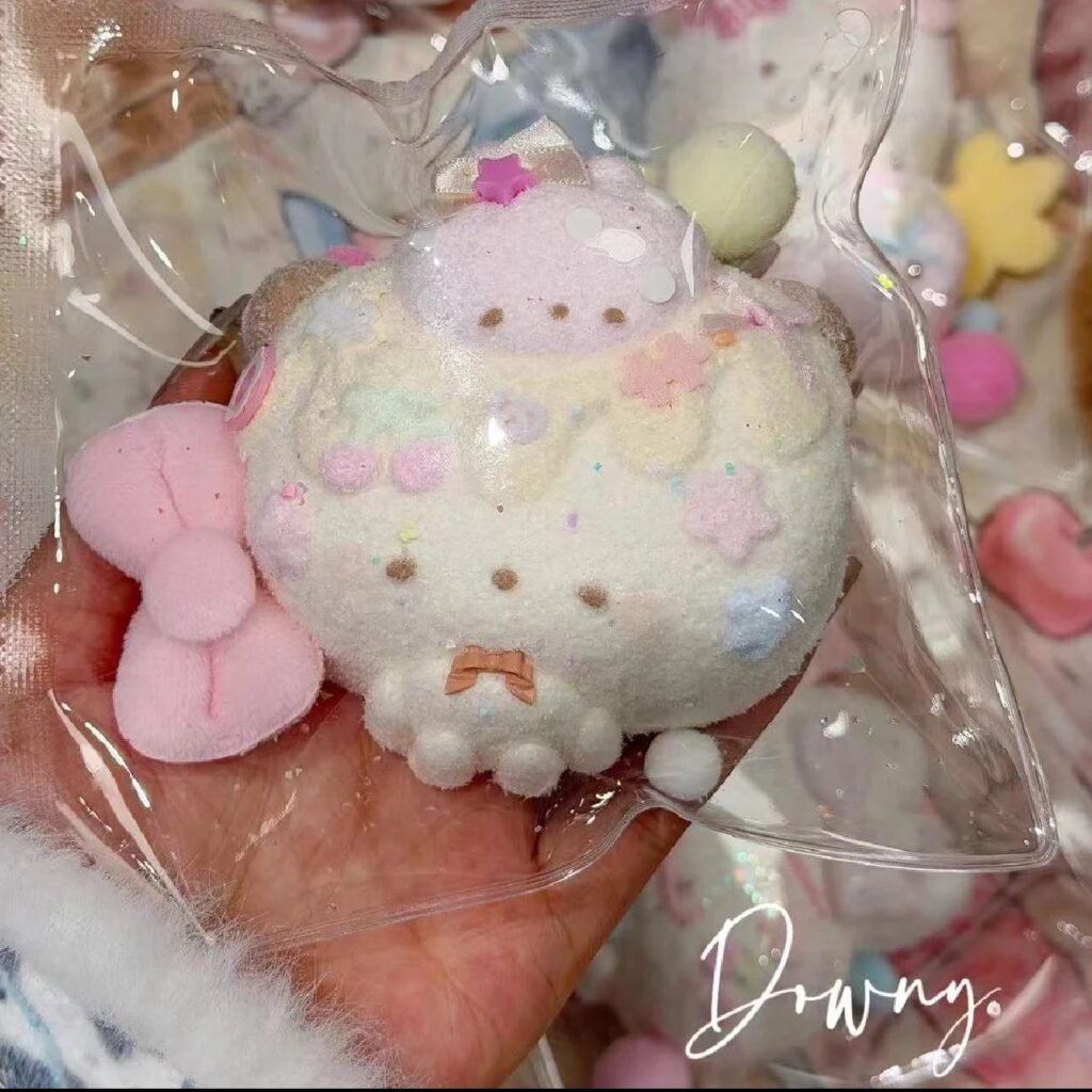 506022 Downy Bean Bear Bun (Soft Glutinous Clay Texture Series) / Downy毛茸茸捏捏 豆豆熊包子（软糯泥触感系列）