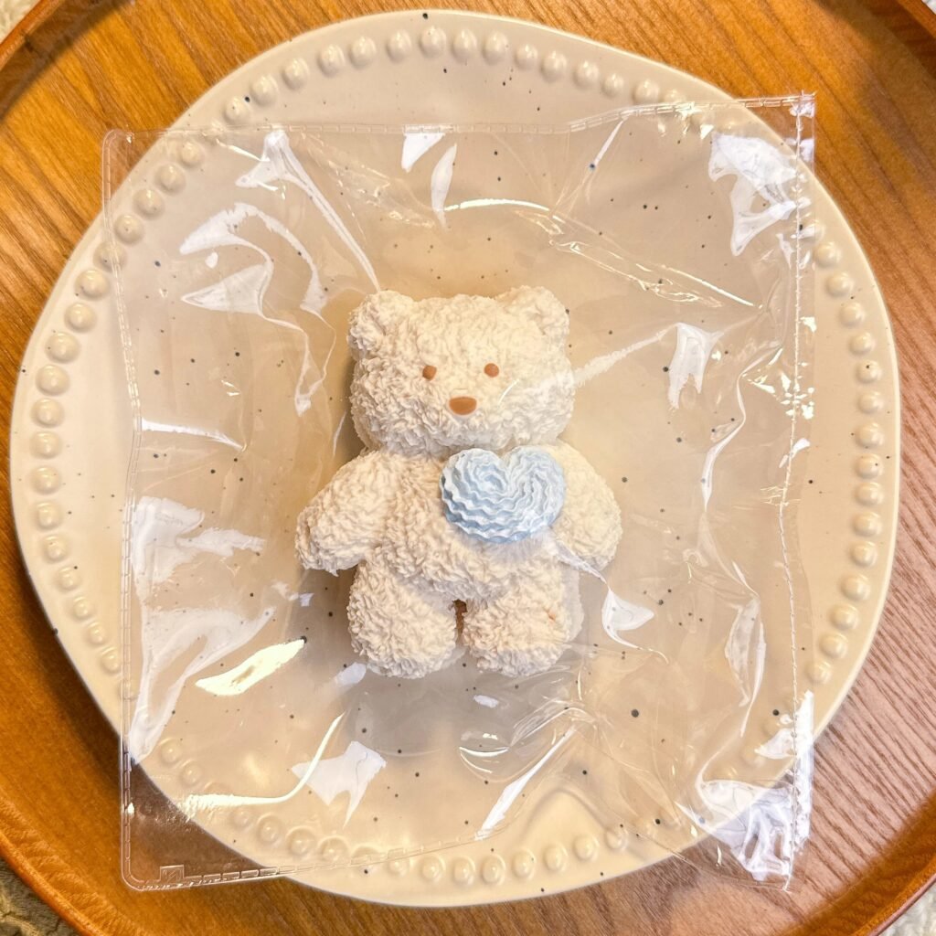 496019 Duoxi Studio Heart Bear (Cream Clay Texture Series) / 多喜捏捏studio 爱心熊（乳膏泥触感系列）
