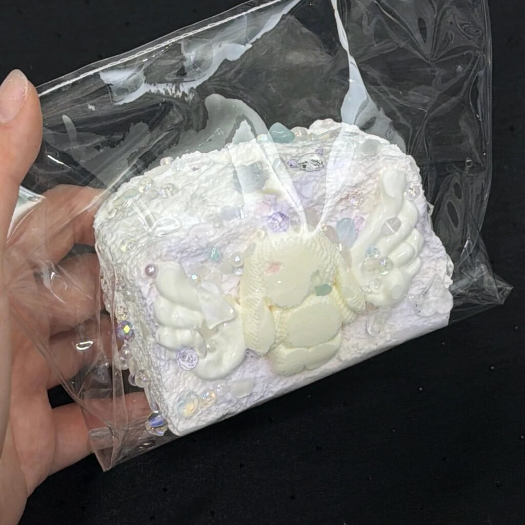 149073 DuozaiNN Violet Double-Layer Toast (Sticky Clay Texture Series) / 多仔捏捏 紫罗兰双层吐司（黏糊泥触感系列）