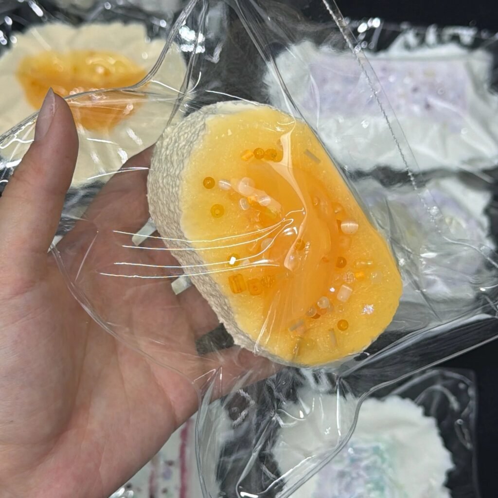 149081 DuozaiNN Orange Large Senbei (Light Cream Texture Series) / 多仔捏捏 橘子大仙贝（轻奶油触感系列）