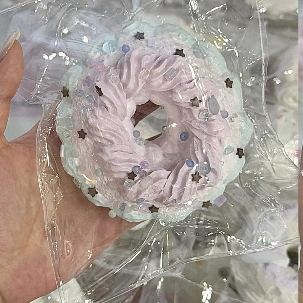 149105 DuozaiNN Mint Donut (Sticky Clay Texture Series) / 多仔捏捏 薄荷甜甜圈（黏糊泥触感系列）
