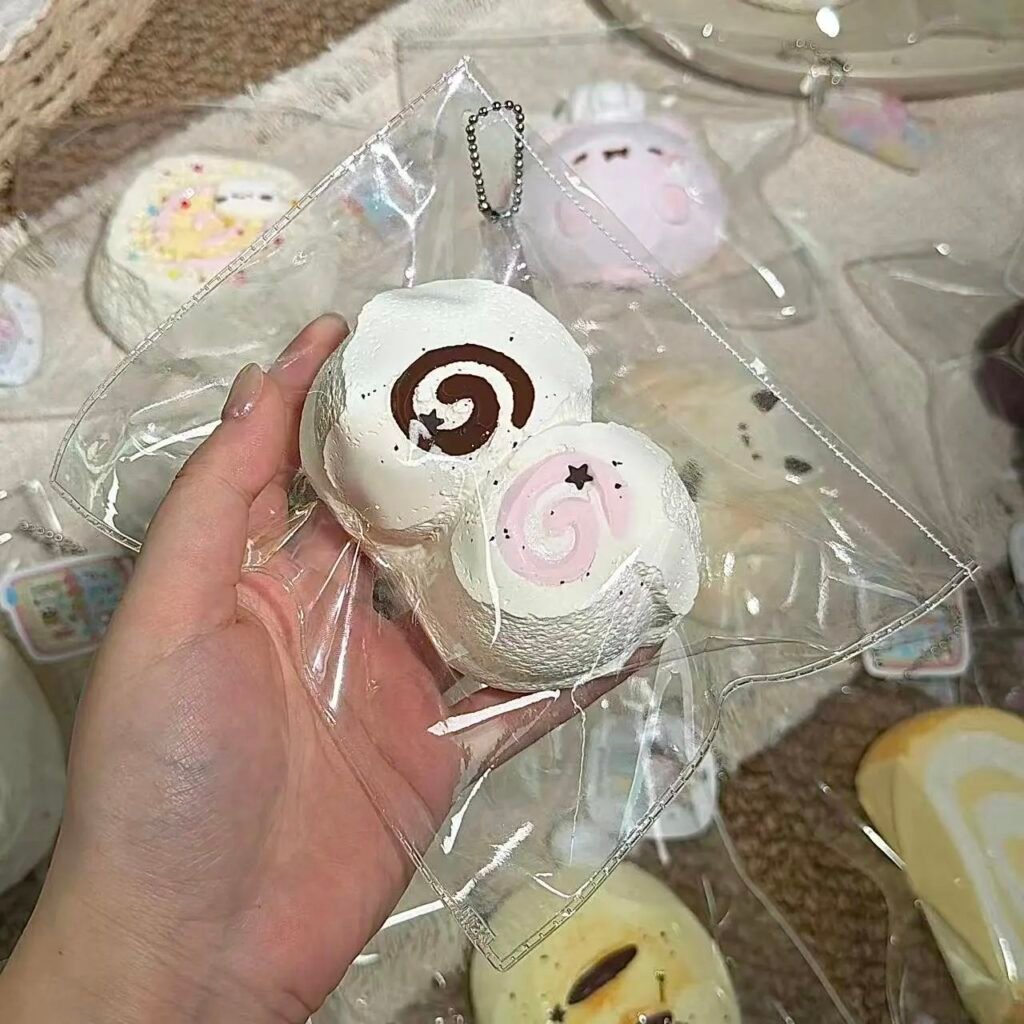 147033 Daxiaojie Handcraft Cream Roll Duo (Rich Cream Clay Texture Series) / 大小姐家手作馆 二连奶油卷卷（醇奶油泥触感系列）