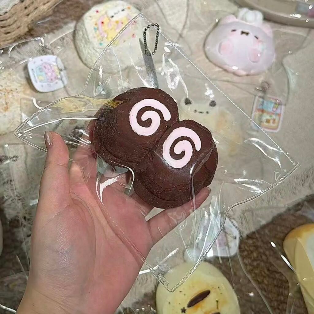 147034 Daxiaojie Handcraft Chocolate Roll Duo (Rich Cream Clay Texture Series) / 大小姐家手作馆 二连巧克力卷卷（醇奶油泥触感系列）