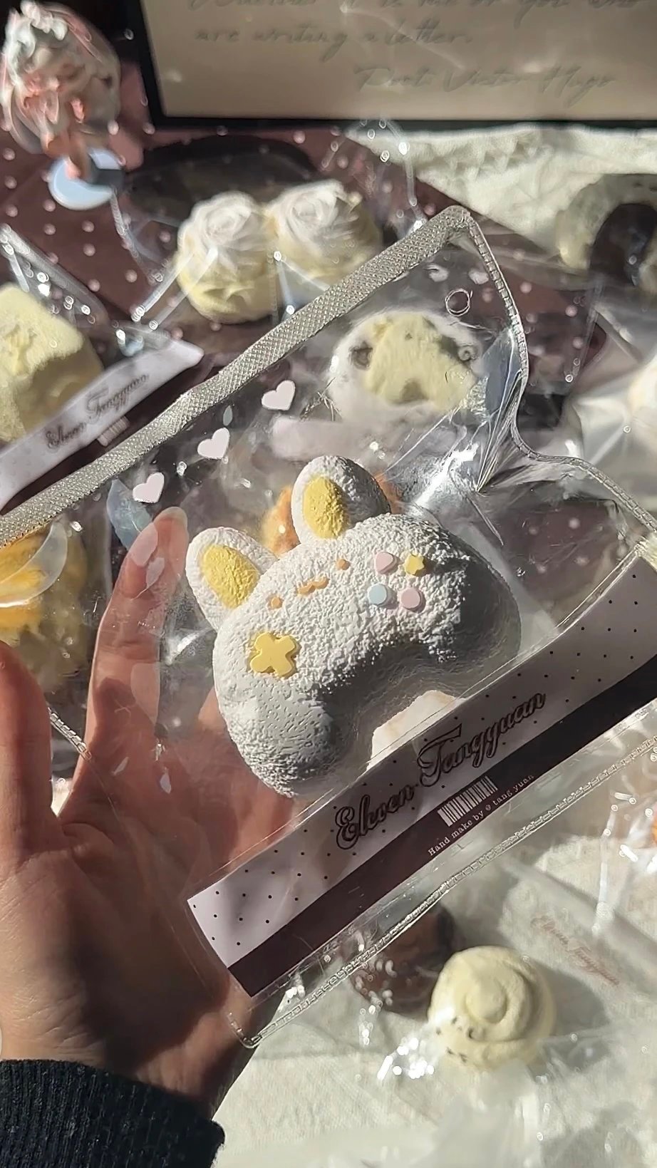 544011 Eleven Tangyuan Bunny Game Controller (Fluffy Cream Texture Series) / 十一只汤圆 小兔手柄(绵奶油触感系列)