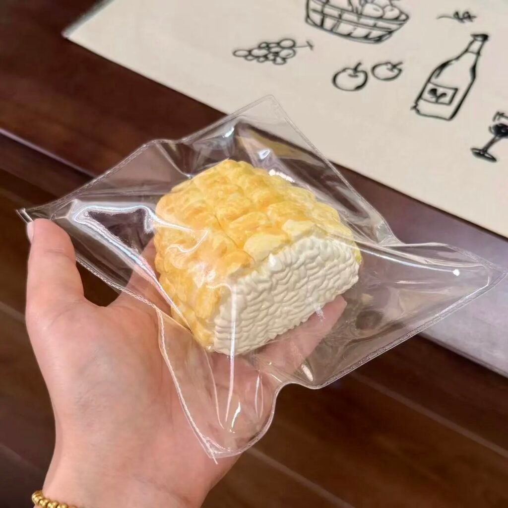 428060 Emo Studio Charcoal Corn Rice Ball (Baked Fluffy Cream Texture Series) / Emo studio 碳烤玉米饭团（烤箱绵奶油触感系列）