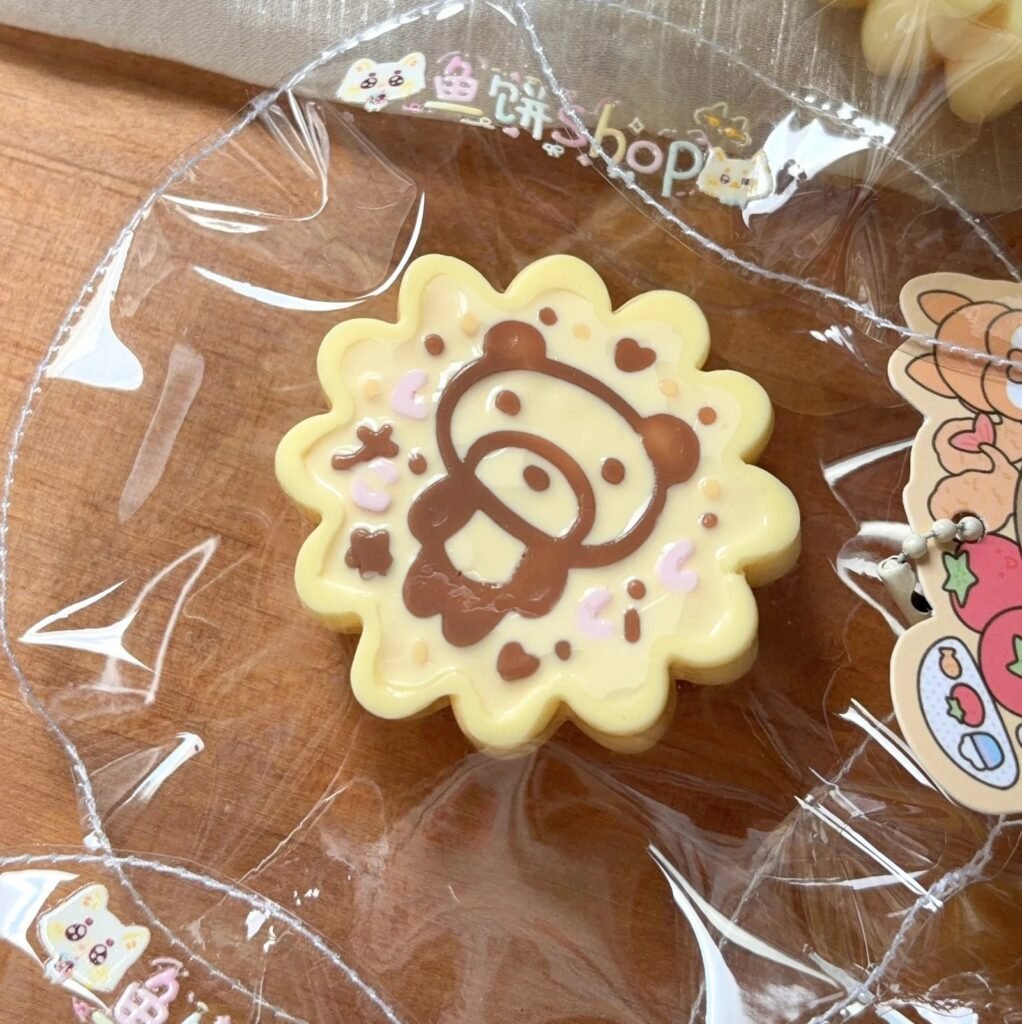 434009 Fish Cake Shop Bear Iced Chocolate Tart (Cream Paste Clay Texture Series) / 鱼饼Shop 小熊糖霜巧克力塔（乳膏泥触感系列）