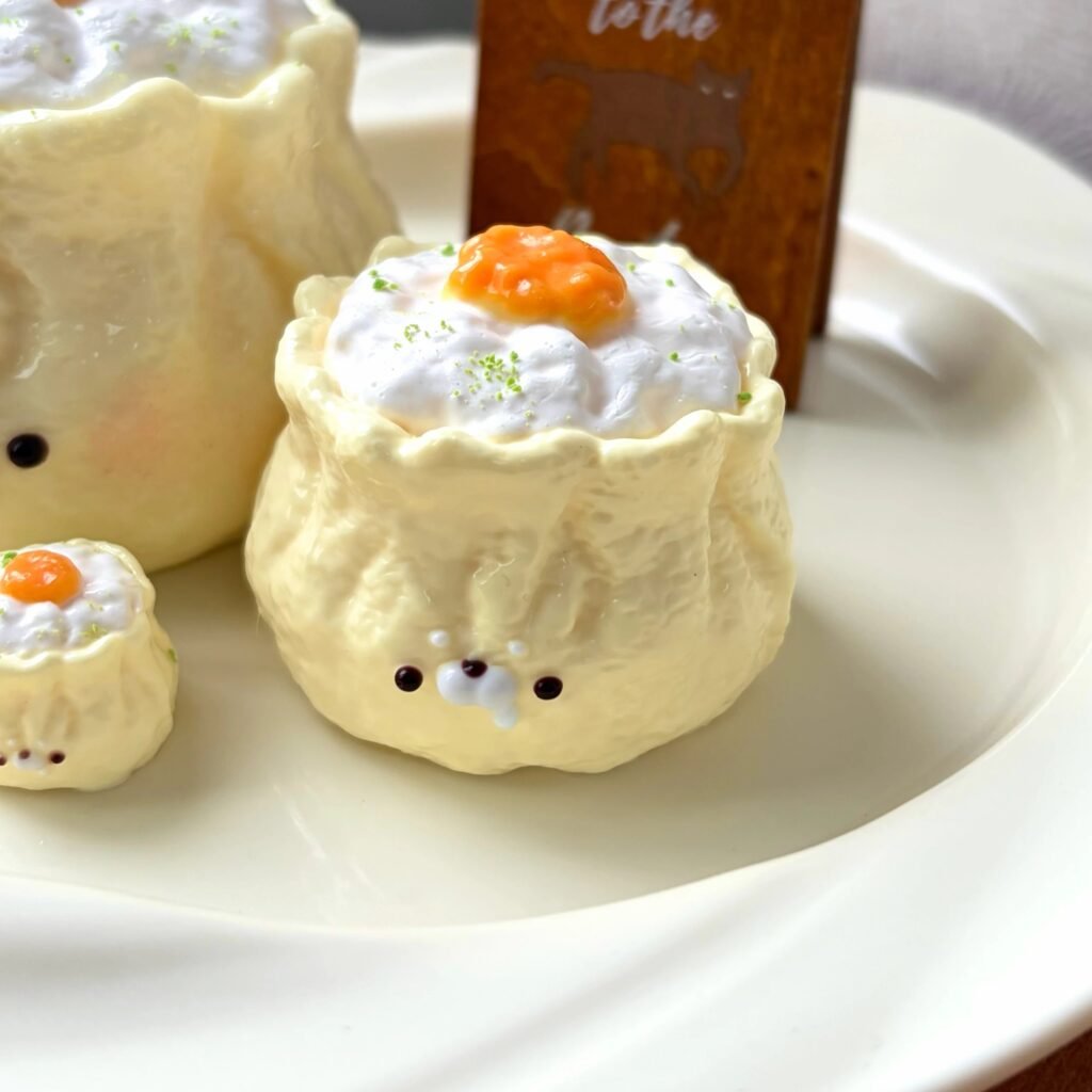 434029 Fish Cake Shop Medium Seal Shaomai (Cream Paste Clay Texture Series) / 鱼饼Shop 海豹烧卖中号(乳膏泥触感系列)