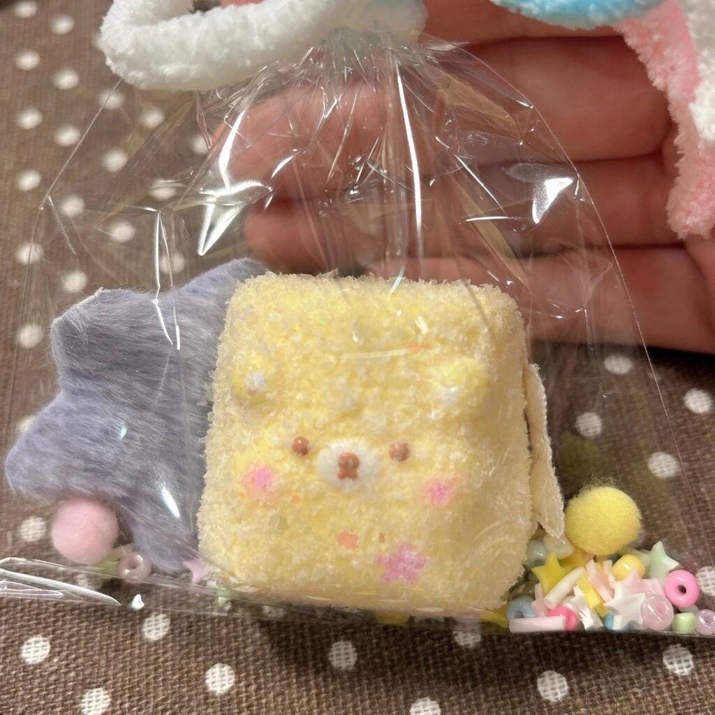 336063 Good Cat Morning Bear Marshmallow (Powder-Coated Cream Paste Clay Texture Series) / 咕德猫宁捏 小熊棉花糖（裹粉乳膏泥触感系列）