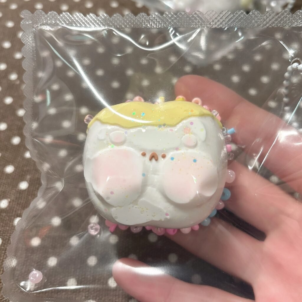 336079 Good Cat Morning Hamster Apple 1 (Cream Paste Clay Texture Series) / 咕德猫宁捏 鼠鼠苹果1（乳膏泥触感系列）