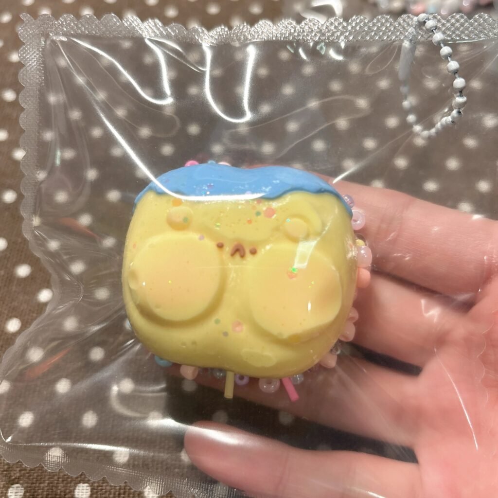 336080 Good Cat Morning Hamster Apple 2 (Cream Paste Clay Texture Series) / 咕德猫宁捏 鼠鼠苹果2（乳膏泥触感系列）