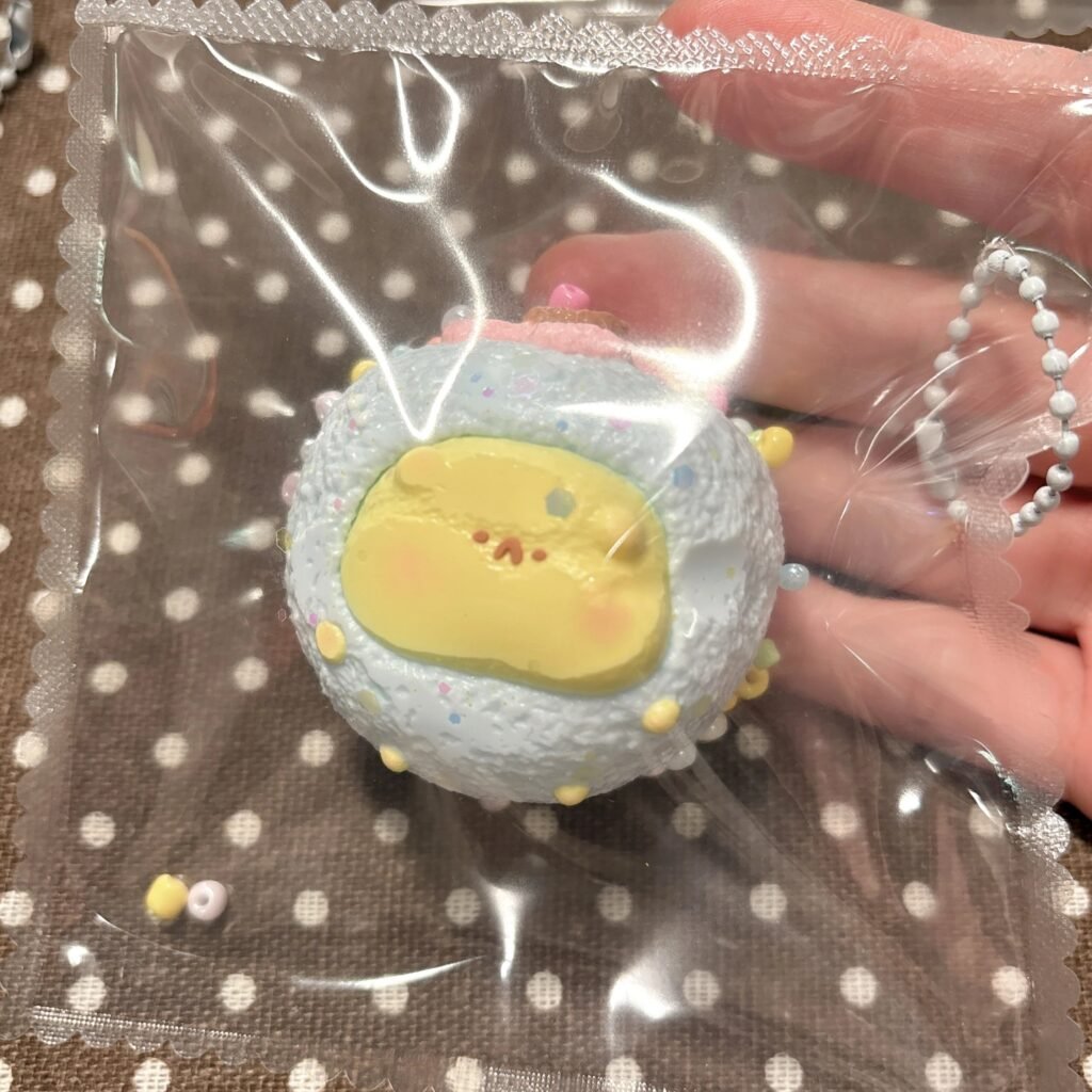 336083 Good Cat Morning Strawberry Hamster 1 (Cream Paste Clay Texture Series) / 咕德猫宁捏 草莓鼠鼠1（乳膏泥触感系列）
