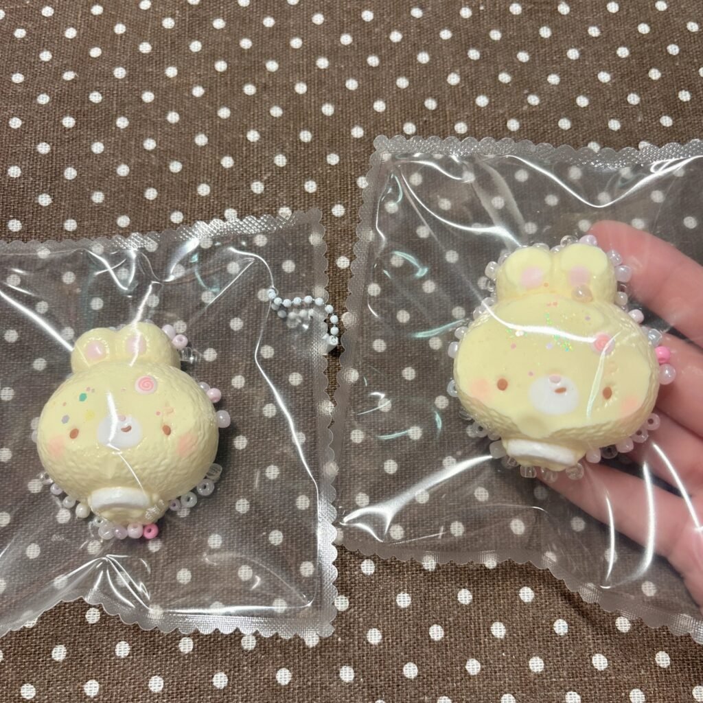 336091 Good Cat Morning Cute Bunny - Random (Cream Paste Clay Texture Series) / 咕德猫宁捏 可爱小兔（随机）（乳膏泥触感系列）