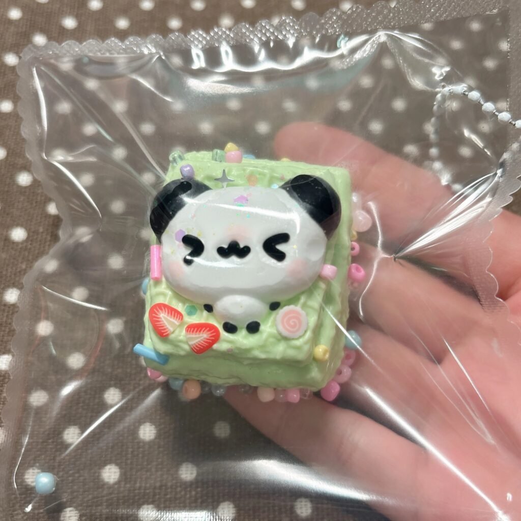 336092 Good Cat Morning Red Panda Waffle (Cream Paste Clay Texture Series) / 咕德猫宁捏 小熊猫华夫（乳膏泥触感系列）