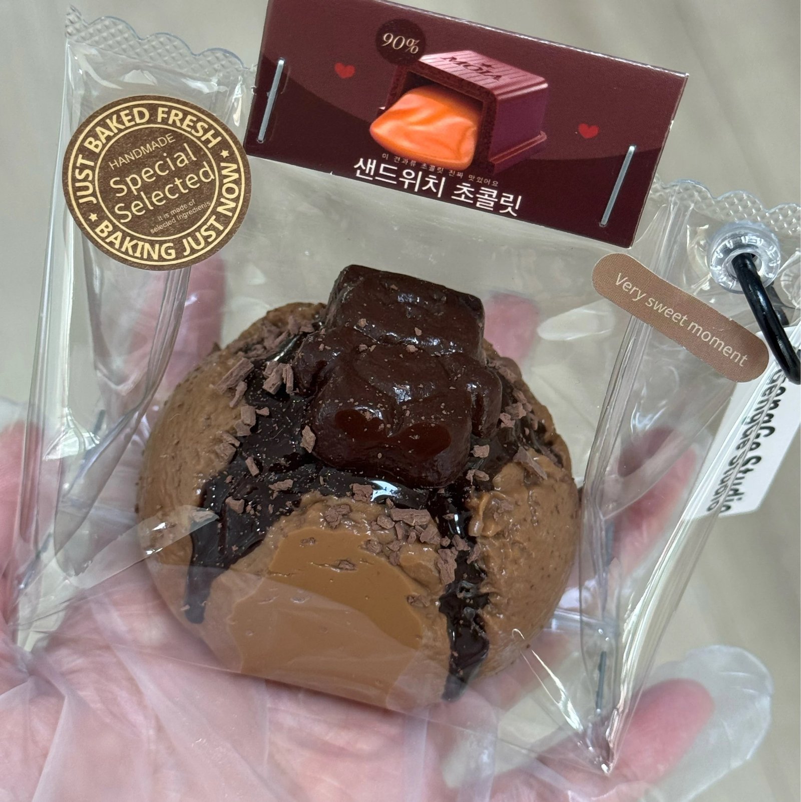 154050 GengGe Studio Scone Bear - Chocolate / GengGe Studio 司康小熊(巧克力)