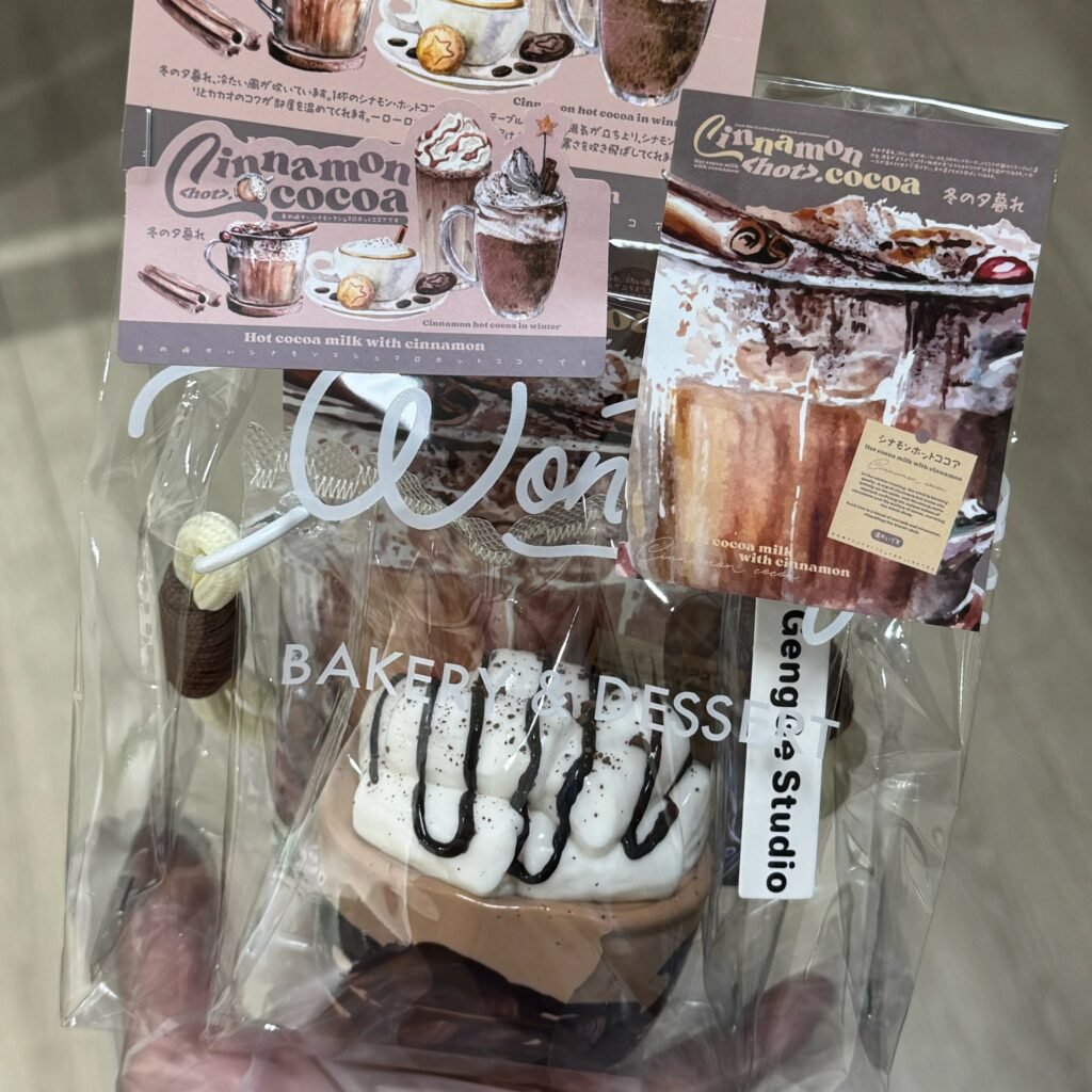 154092 GengGe Studio Marshmallow Cup - Chocolate Marshmallow (Thick Cream Clay Texture Series) / GengGe Studio 棉花糖杯子（巧克力棉花糖）（厚奶油泥触感系列）