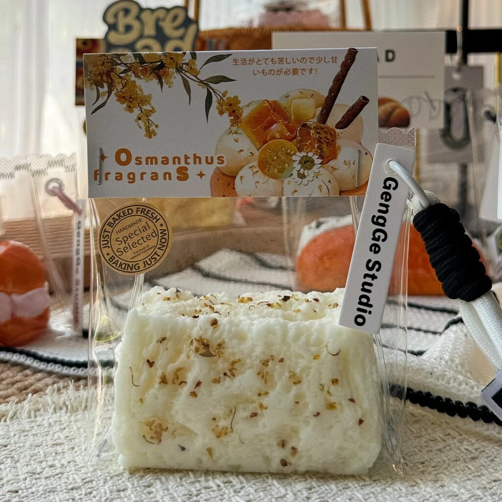 154125 GengGe Studio Osmanthus Rice Cake (Thick Cream Clay Texture Series) / GengGe Studio 桂花米糕(厚奶油泥触感系列)