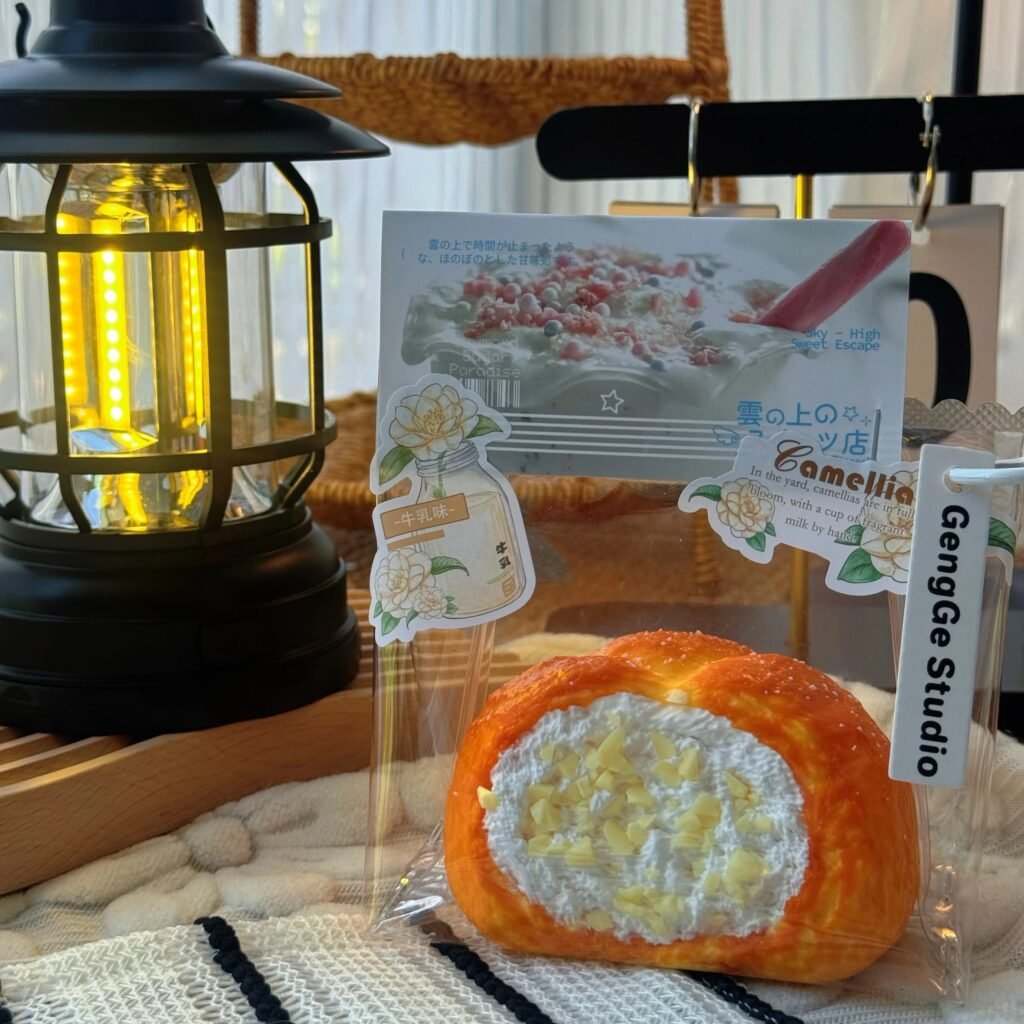 154159 GengGe Studio Bitten Bread - Cream (Thick Cream Clay Texture Series) / GengGe Studio 咬一口面包（奶油）（厚奶油泥触感系列）